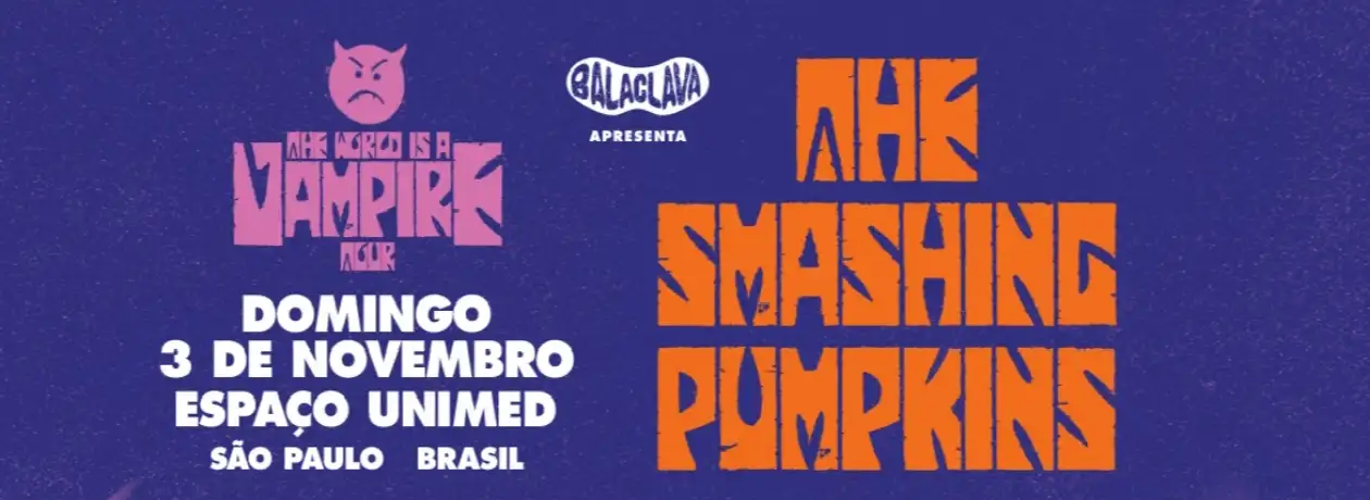 Imagem representativa da excursão Smashing Pumpkins da Aerotour