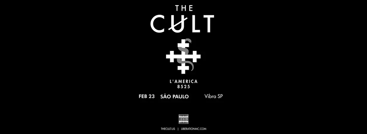 Imagem representativa da excursão The Cult em SP da Aerotour