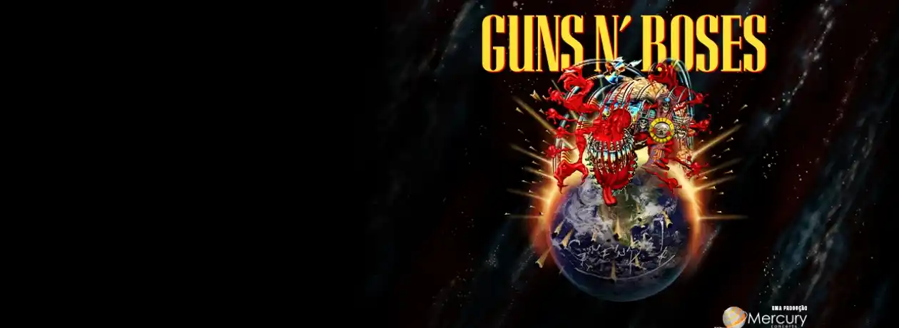 Imagem representativa da excursão Guns N Roses em SP da Aerotour