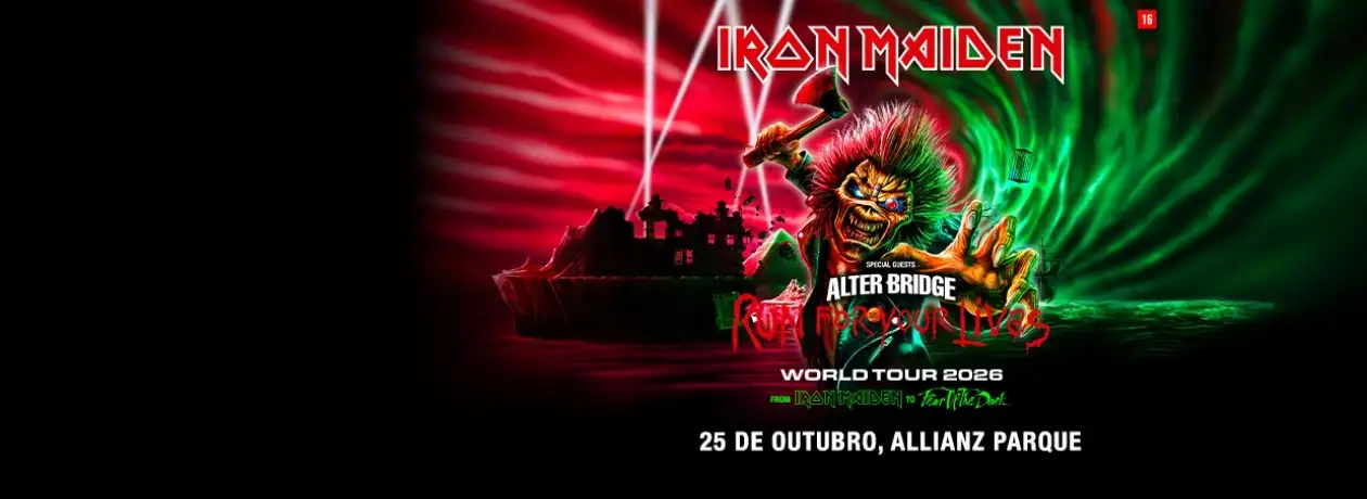 Imagem representativa da excursão Iron Maiden em SP da Aerotour