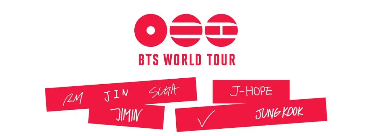 Imagem representativa da excursão BTS World Tour em SP da Aerotour