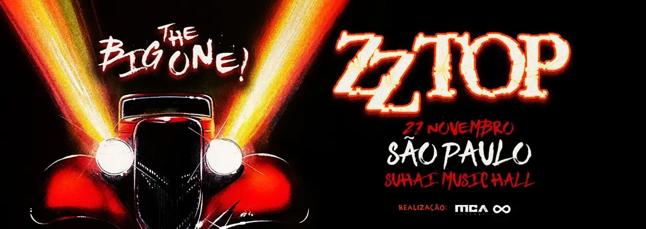 Imagem representativa da excursão ZZ Top em SP da Aerotour